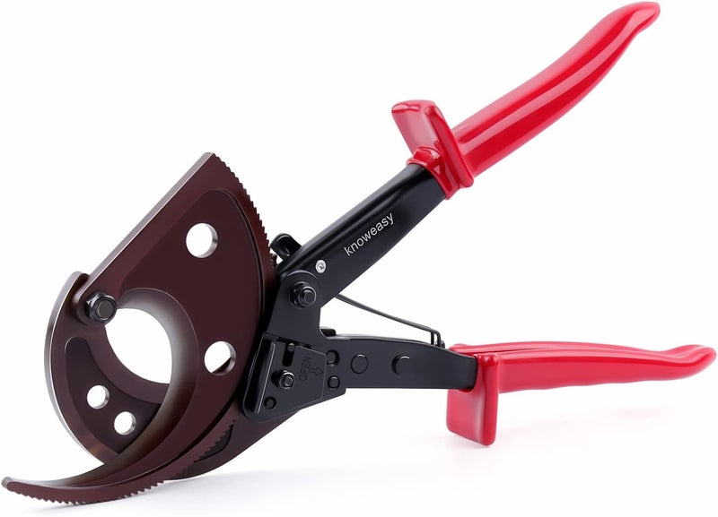 knoweasy Store Cable Cutter and Ratchet Wire Cutter - Cuts Through Aluminum and Multi-Core Cables up to 400mm² with Precision and Ease, Ideal for Electrical Installations - Image 1